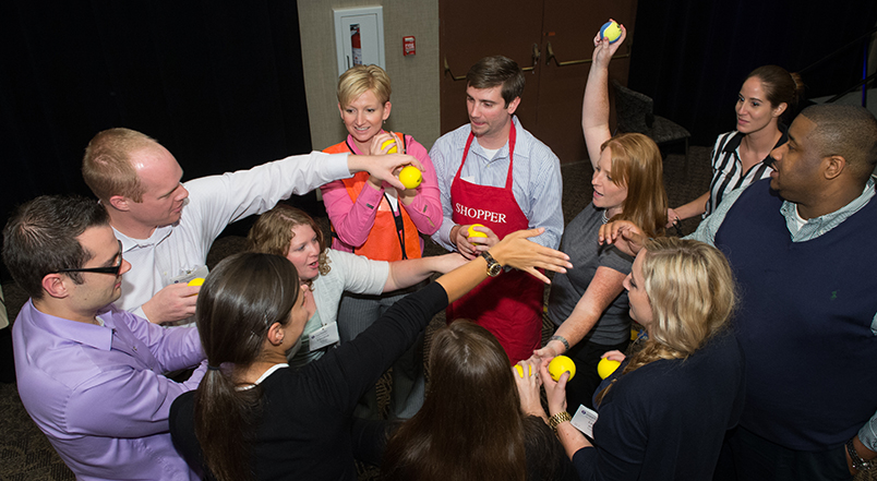 one-company-three-team-building-programs Multiple Location Team Building
