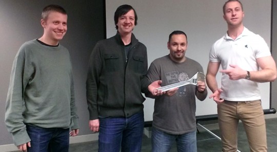 kcura-robotics-team-building Robot Team Building Holiday Party