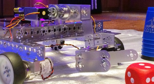 aramco-services-robot-team-building Battlebot Team Event