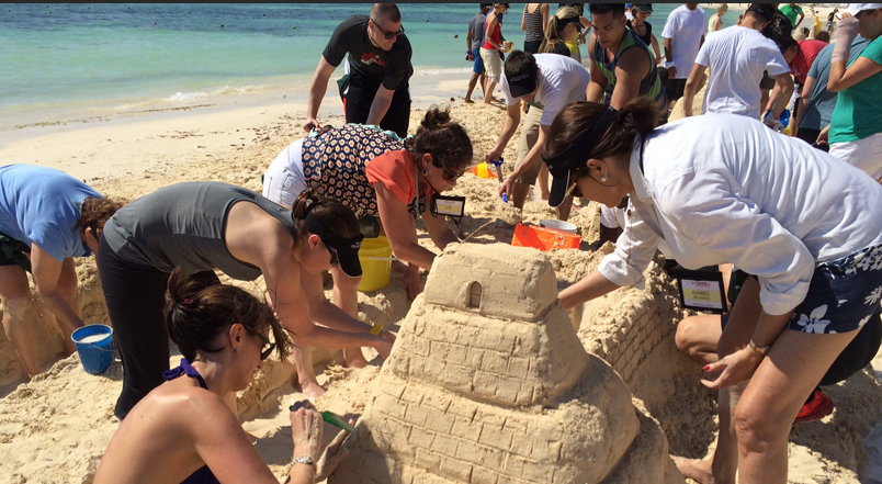 on-assignment-injects-sand-castle-building Sand Castle Building Incentive Trip