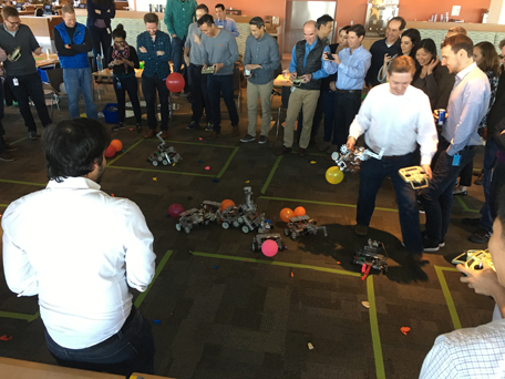 Genentech Battlebot Robot Work Event