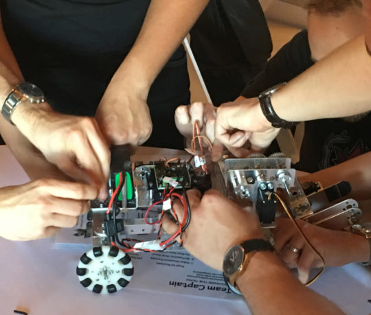 Speed and Skill Robot Team Building International Groups