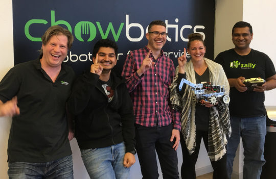 Chowbotics Corporate Team Building Robot Event