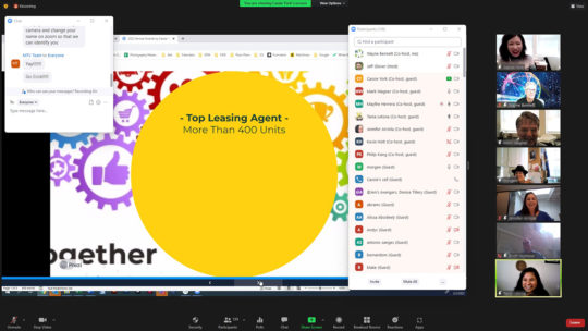 Best esring celebration Virtual Awards Ceremony and Team Building