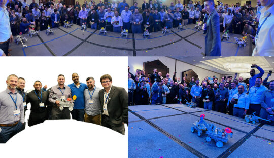 Blog Picture Intuitive Surgical Robot Teambuilding