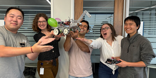 Genentech Genentech Robot Team Building