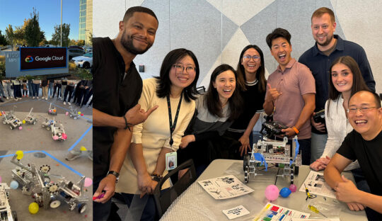 Google Robot Battles Teambuilding